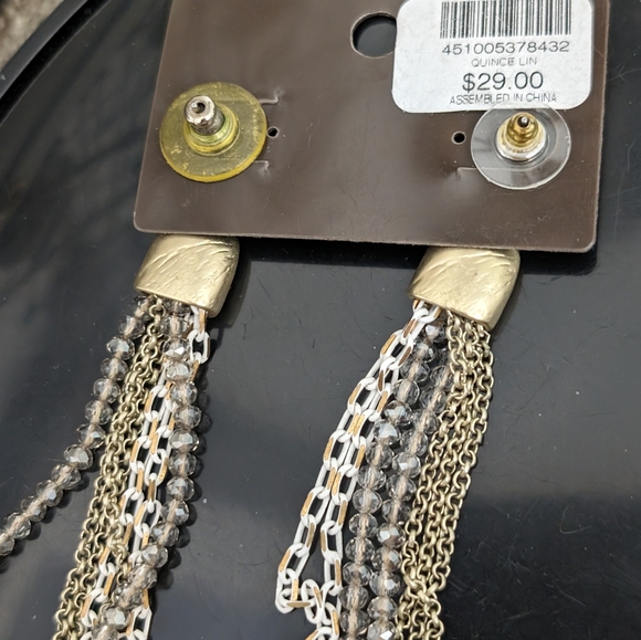 NWT Chico's Quince Convertible Necklace and Earring Set - Picture 8 of 15